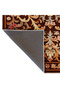 Mosso Brown Themed Floral Motifs Patterned Woven Base Modern Decorative Carpet Mosso2116 - 4