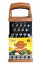 Stainless Steel 4-Sided Multifunctional Grater Slicer Wood Look - 3