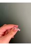 Minimalist Heart Women's Ring - Silver Color Ring with Pink Heart Detail - 3