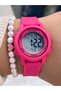 Girl's Watch-In Gift Package-Digital Sports-Pink Silicone Band-Pool Sea Suitable + Bracelet