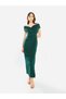 Women Embellished Bardot Midi Dress - 3