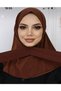 Snap-On Hijab Bonnet, a Muslim Head Covering That Covers the Neck, Is Comfortable, Practical, Black, Ready-To-Wear, Luxurious, Combed Cotton Shawl Headgear. - 2