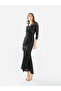 Women Sequin Wrap Slit Maxi Dress - 2