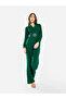 Women Notch Lapel Straight Leg Jumpsuit - 2