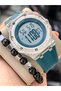 Sports Men's Watch, Blue Color Silicone Band, Alarm, Stopwatch, Suitable for Pool Sea, Stylish in Box - 4