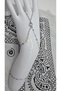 Stainless Steel Silver Color Crushed Chain Large Heart Detailed Zircon Stone Shahmeran - 8
