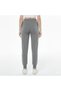 Women's Pleated Velvet Gray Melange Color Sweatpants (with Plus Size Option) - 3