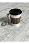 3D Coffee Cup and Chocolate Combination Keychain - 4