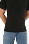 5 Pieces Ribbed Men's Crew Neck Short Sleeve Undershirt (T-Shirt) 1St Quality 100% Cotton - 4