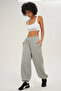 Extra Long 2 Thread Washed Fabric Loose Fit O Oversized Elasticated Cuffs Men's Baggy Sweatpants - 7