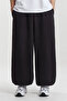 Extra Long 2 Thread Washed Fabric Loose Fit O Oversized Elasticated Cuffs Men's Baggy Sweatpants - 2