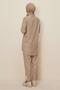 Eyelet Detail Pants Suit 46206 - 4