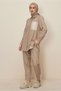 Eyelet Detail Pants Suit 46206