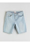 Lcw Jeans Indigo Slim Fit Men's Jean Shorts - 5