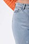 Exclusive Line Blue Snow Mom Jean High Waist Pants - 4