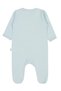 Ballerina Embroidered 1-9 Month Jumpsuit - Baby Blue 6-9 Months - 3