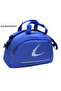 Blue Two-Compartment Long Strap Unisex Medium Size Travel Fitness and Sports Bag - 3