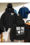 Snow Masked Ninja Unisex Sweatshirt Cardigan 2Strands Thick Fleece