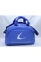 Blue Two-Compartment Long Strap Unisex Medium Size Travel Fitness and Sports Bag - 4