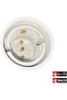 Ceiling Rose Modular Ceiling Light Electric Accessory for Domestic and Commercial Use - White ( - 5