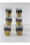 Set of 6 Luxury Gold Glass Cups – Soft Drink and Water Glasses - 4