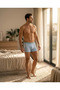 - Soft Blue Men's Boxer Blue - 7