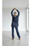 Ribbed Knit Winter Corded Fabric Double Set Indigo - 5
