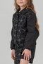 My Little Girl's Daisy Sequin Detailed Shorts Skirt Set - Black - 4