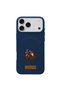 Sbprc for iPhone 17 Pro Case Yolanda Magnetic Charging Compatible Embroidered Woven Look Cover