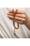 Silver Kazaz Tasseled Tight Amber Rosary
