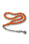 Silver Kazaz Tasseled Tight Amber Rosary