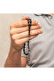 Silver Kazaz Tassel Black Crimped Amber Prayer Beads - 4
