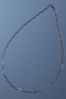 Steel Paper Clip Necklace - Standard 50 cm 4 mm Silver Color |   Non-Tarnishing, Unisex, 2 Years Warranty - 3