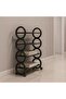 OneDcor Shoe Rack with Rolling Wheels – Durable Stackable Arc-Shaped Plastic Shelves - 3