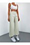 Mint Green High Waist Wide Leg Pants - 6
