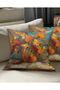 Abstract - Velvet Fabric 2-Piece Throw Pillow Cover 43X43Cm - Double-Sided Printing
