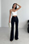 Women's Pensli Flared Jeans Anthracite 7021-23 - 2
