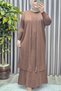 Women's Clothing Large Size 1 Cold Knitwear Vest Set Corded Fabric Double Suit with Dress - 5