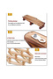 OneDcor Expandable Wooden Wall Hanger Wall Mounted Accordion Expanding Clothes Hat Hanger - 7