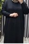 Women's Clothing Large Size 1 Cold Knitwear Vest Set Corded Fabric Double Suit with Dress - 3