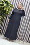 Women's Clothing Large Size 1 Cold Knitwear Corded Fabric Dress - 7