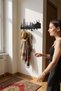 Istanbul Silhouette Decorative Metal Wall Hanger - Clothes Hanger - Key Holder - Metal Hanger - 6