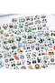 1 Sheet 20 Pieces Transparent Panda Sticker Cute Kawaii