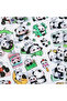 1 Sheet 20 Pieces Transparent Panda Sticker Cute Kawaii - 8