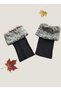 Women's Luxury Faux Fur Boot Cuff Y2K Style Boot Plush Gaiter Boot Accessory Winter Boot Socks - 3