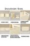 3pc/set Stackable Foldable Adjustable Slider Storage Box - 5