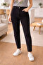 Scarlet Women's Black High-Waist Stretch Fabric Trend Mom Jeans - 4