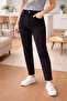 Scarlet Women's Black High-Waist Stretch Fabric Trend Mom Jeans