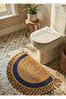 Lunaloop Half Moon Jute Doormat Handmade Front Door Bath Balcony Rug Caravan Boat Home Decoration - 5
