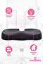 Visco Coccyx Sitting Cushion |   Ergonomic Seat Cushion for Tailbone & for |   44X32X6 cm - 2